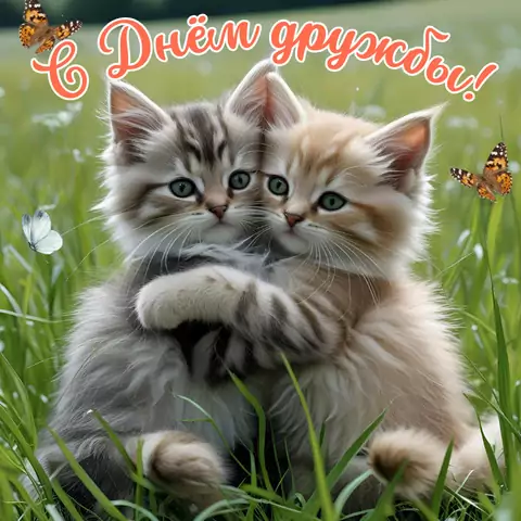 Красивая открытка с Днём дружбы