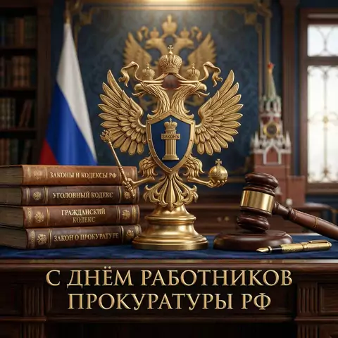 Картинка С Днём работников прокуратуры России — бесплатно скачать