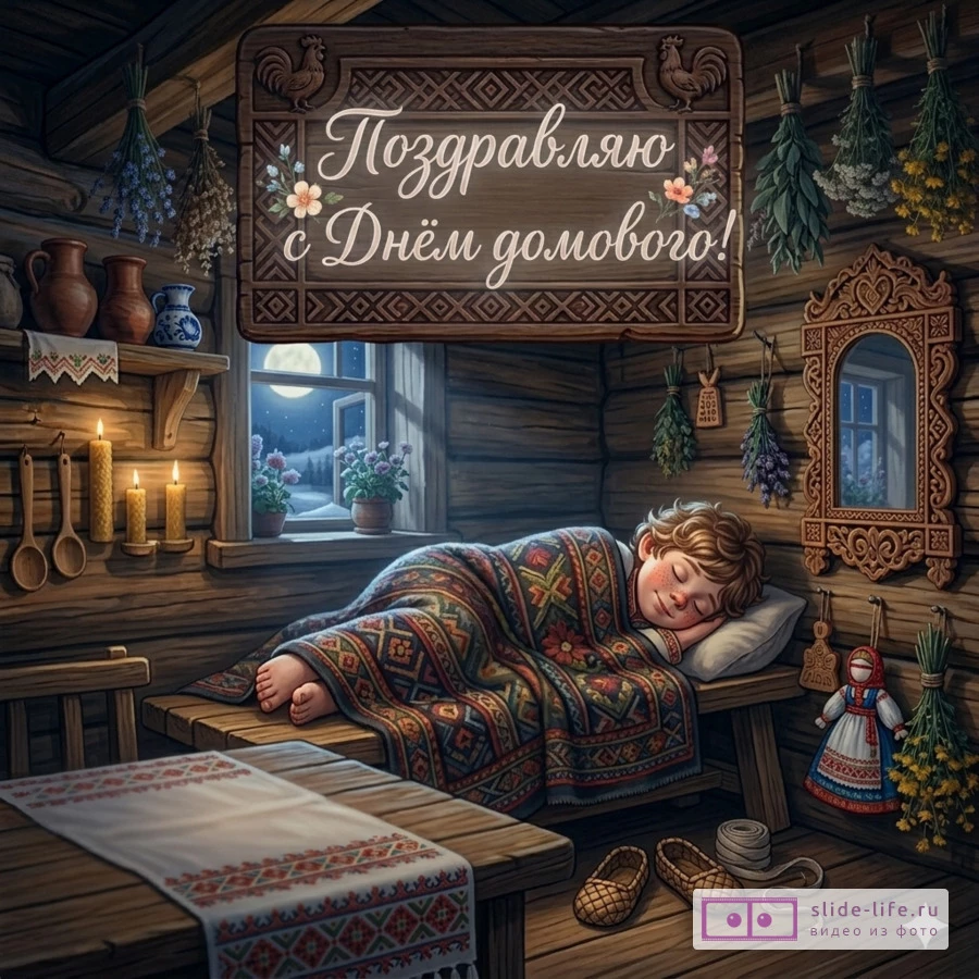 День домового открытки и картинки — красивые поздравления бесплатно