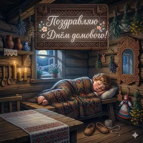День домового открытки и картинки — красивые поздравления бесплатно