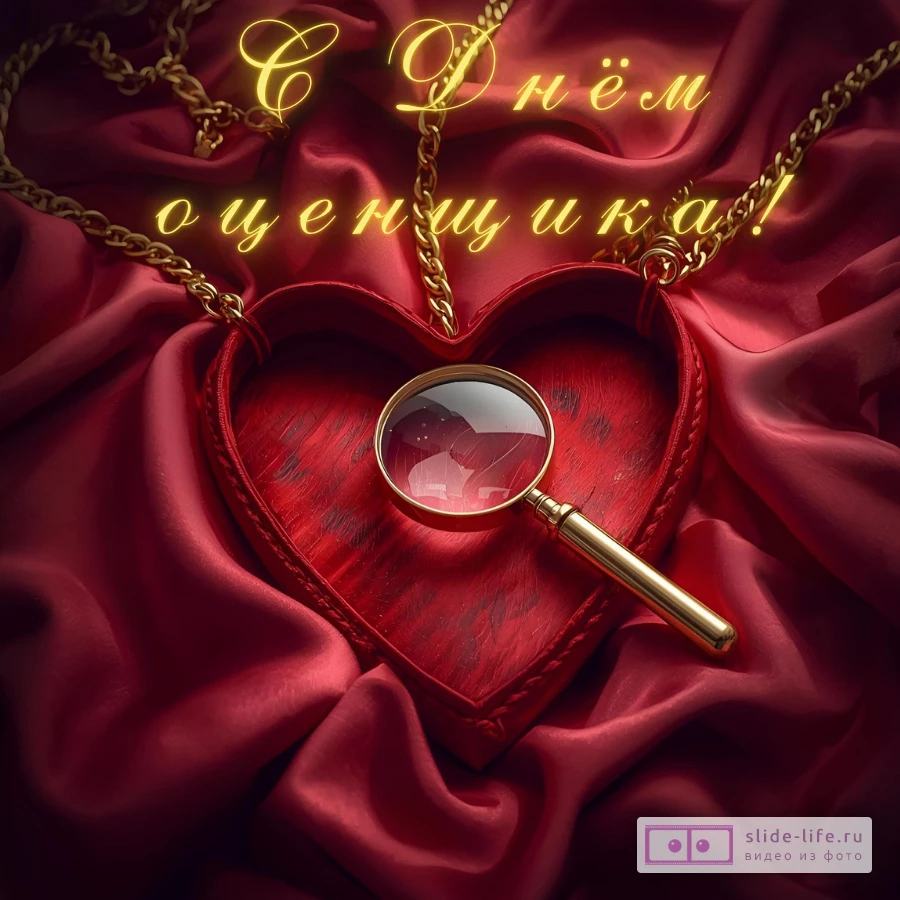 Стильная открытка с днем оценщика