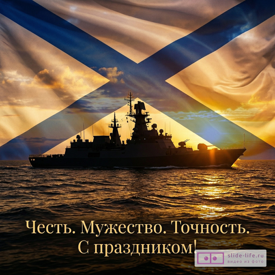 Оригинальная открытка с Днём штурмана