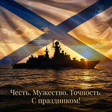 Оригинальная открытка с Днём штурмана