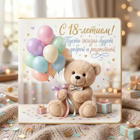 С Днем Рождения 18 лет — красивые слова на совершеннолетие