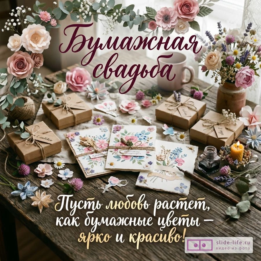 Как поздравить с 2-й годовщиной свадьбы: лучшие открытки