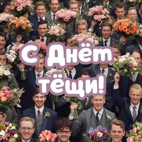 Необычная открытка с днем тёщи