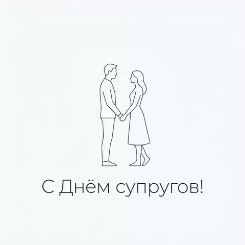 Скачать открытку с Днём супругов бесплатно — лучшие картинки