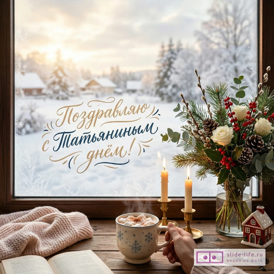 Скачайте открытки на Татьянин день — поздравления и пожелания