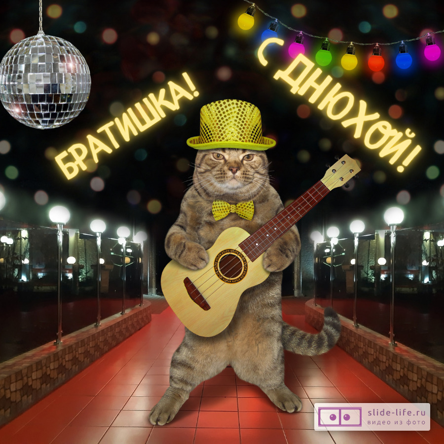 Смешная открытка с днем рождения брату