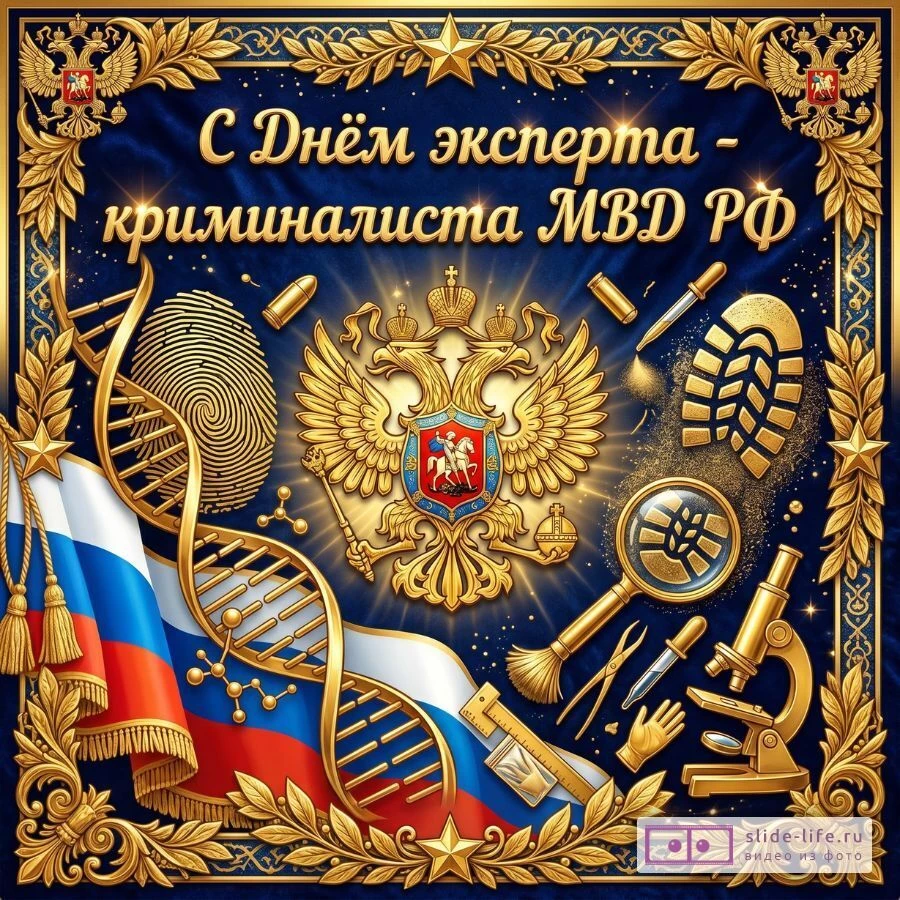 С днём криминалиста — красивая поздравительная открытка бесплатно