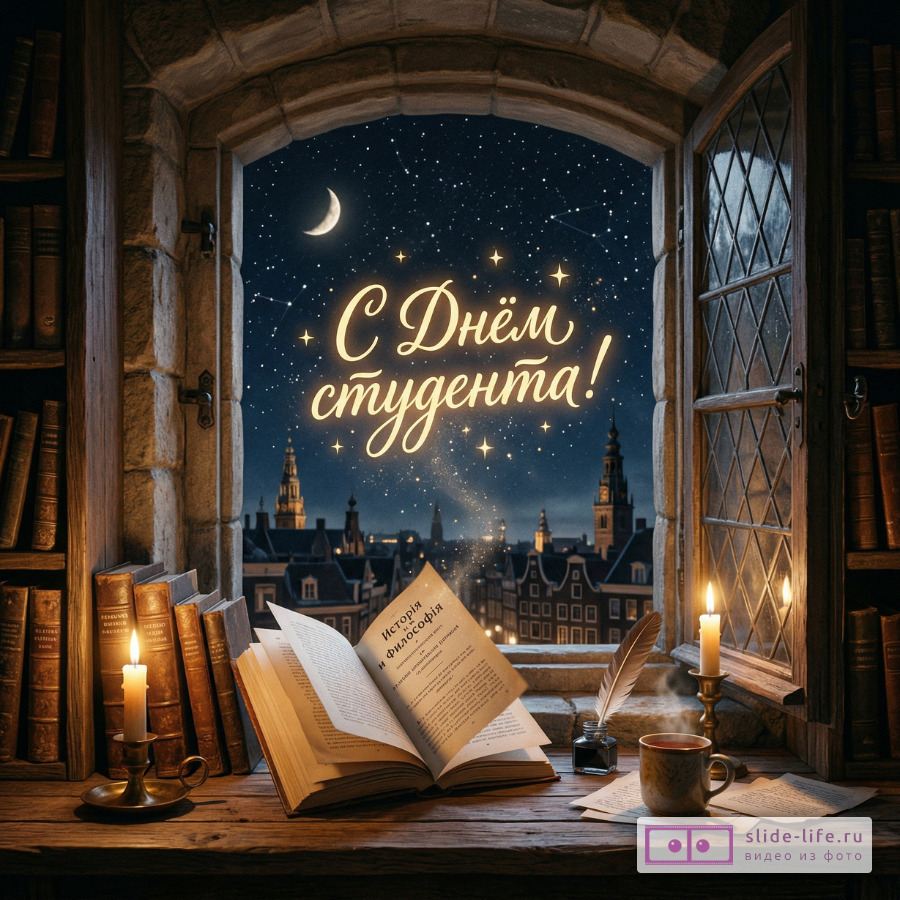 Открытки на День студента — для поздравлений друзьям и коллегам