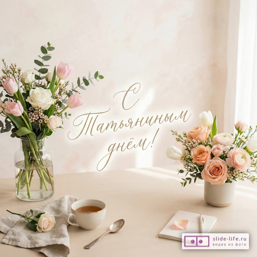 Открытка С Татьяниным днём!» — отправьте друзьям и близким