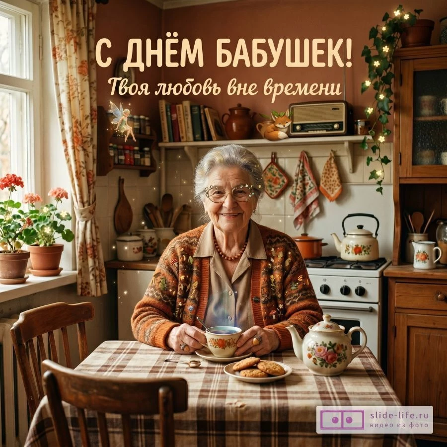Лучшие открытки С Днём бабушек — бесплатно, красиво, с текстом и пожеланиями