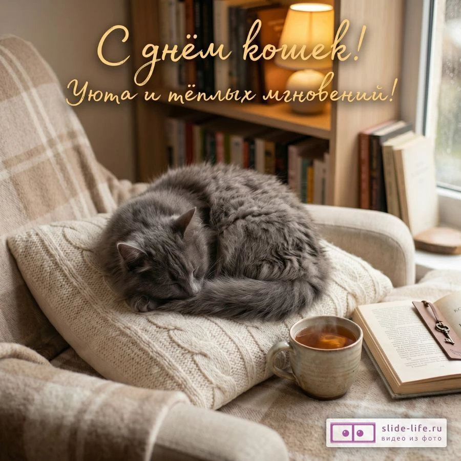 С Днем кошек открытки бесплатно — скачать красивые картинки с котами