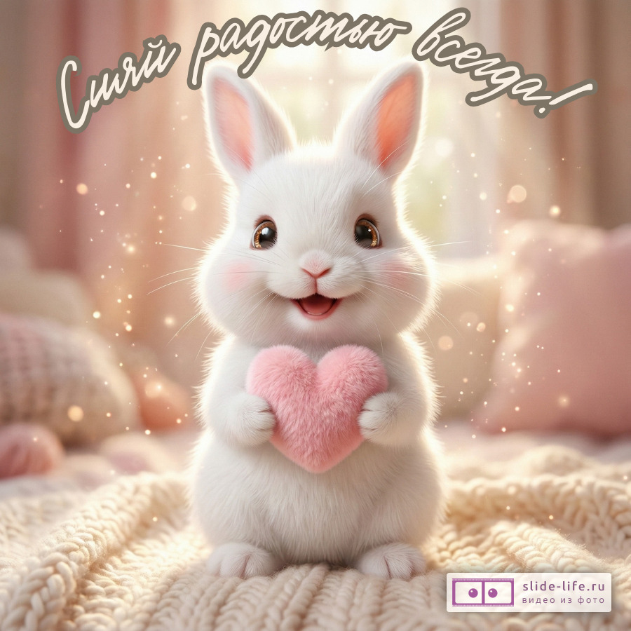 Открытка с искренними пожеланиями радости женщине