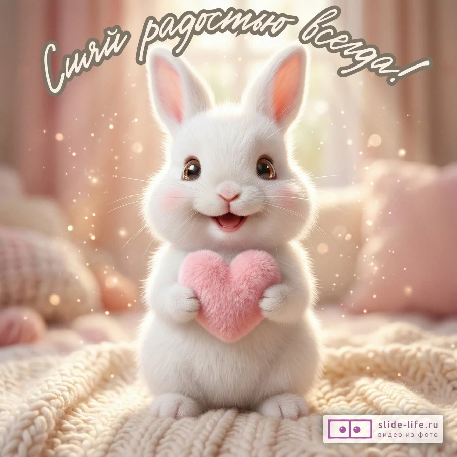 Открытка с искренними пожеланиями радости женщине