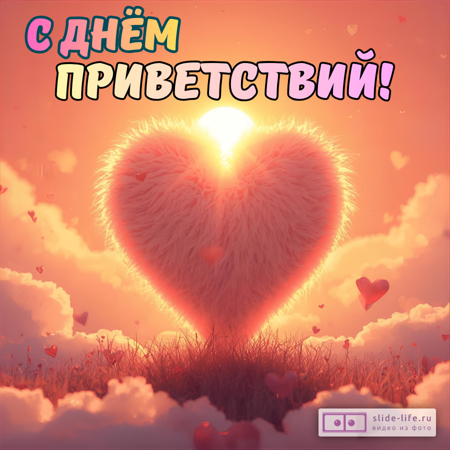 Открытка на день приветствий