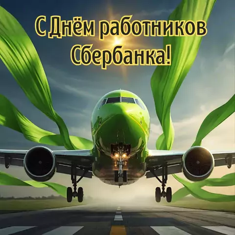 Открытка на день работников сбербанка необычная