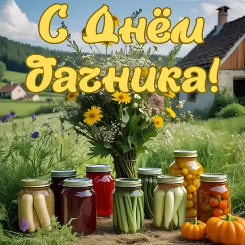 Открытка с днем дачника атмосферная