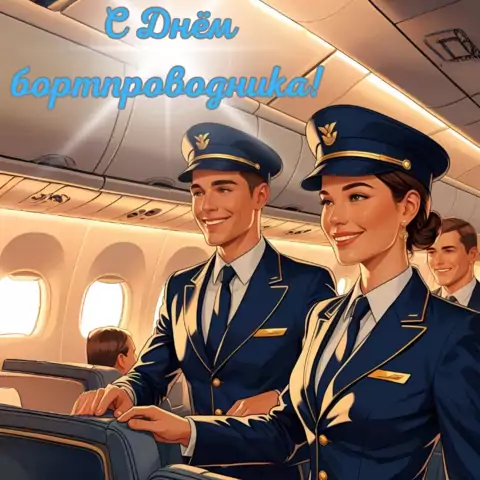 Открытка стильная на день проводника