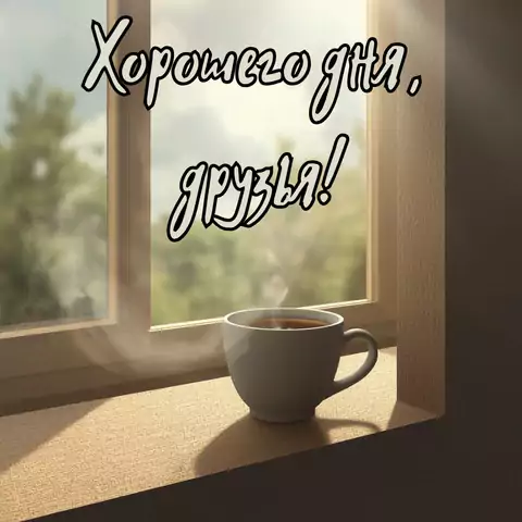Хорошего дня, друзья! Яркая картинка