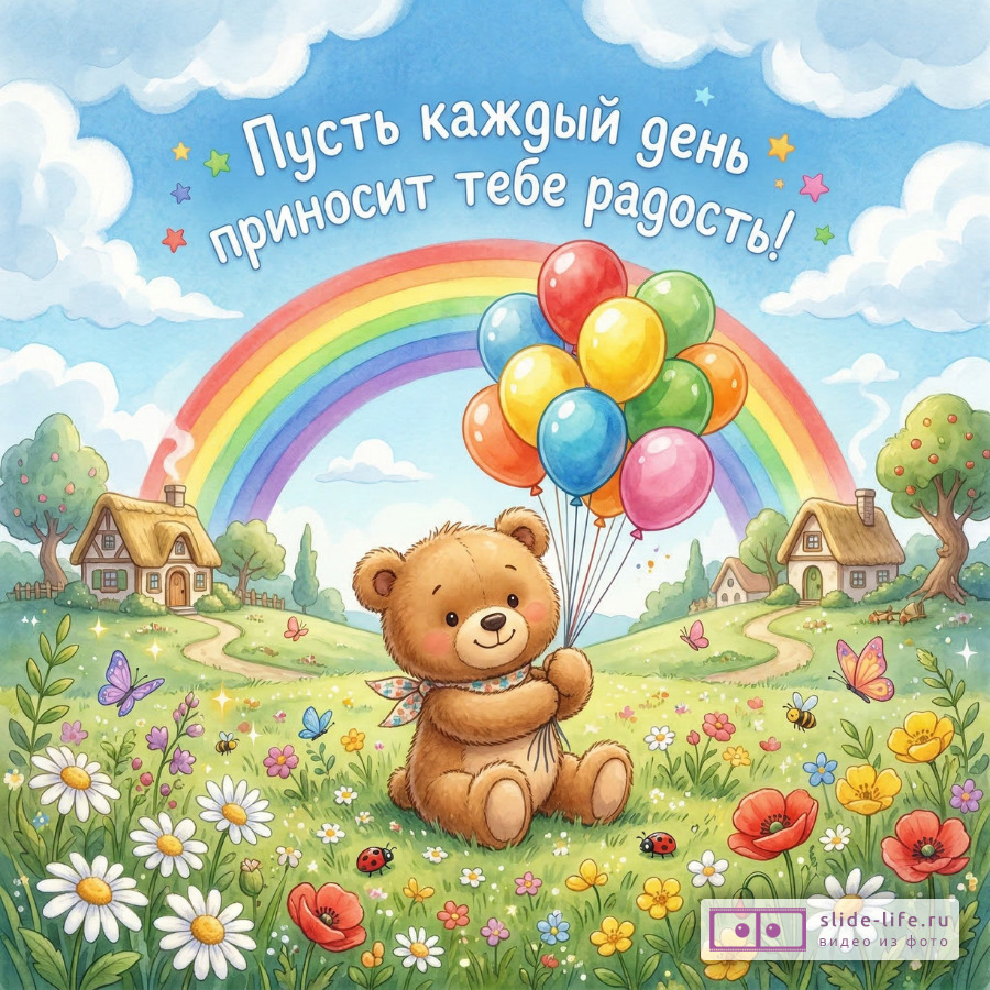 Добрые пожелания ребёнку