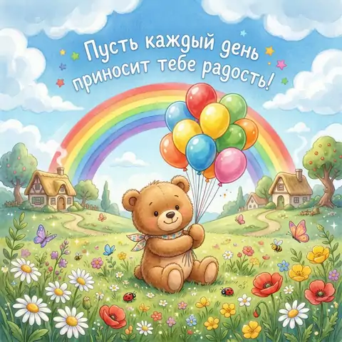 Добрые пожелания ребёнку