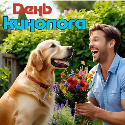 Открытка день кинолога