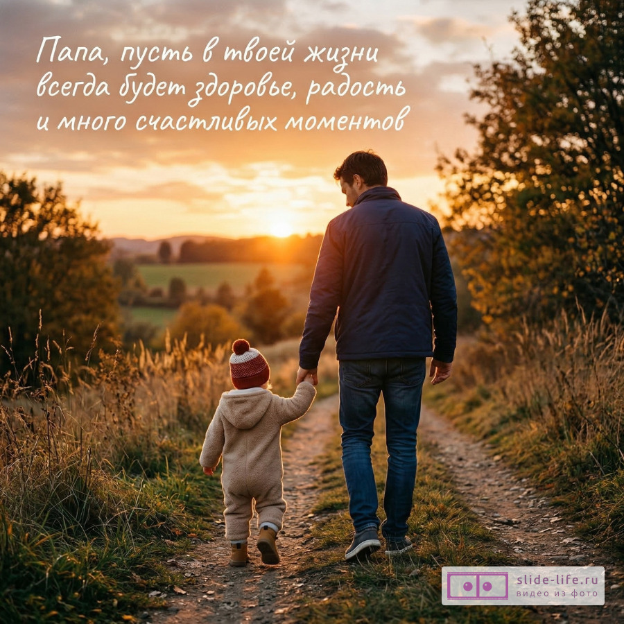 Красивые пожелания папе