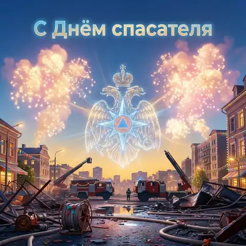 Душевная открытка с днем спасателя