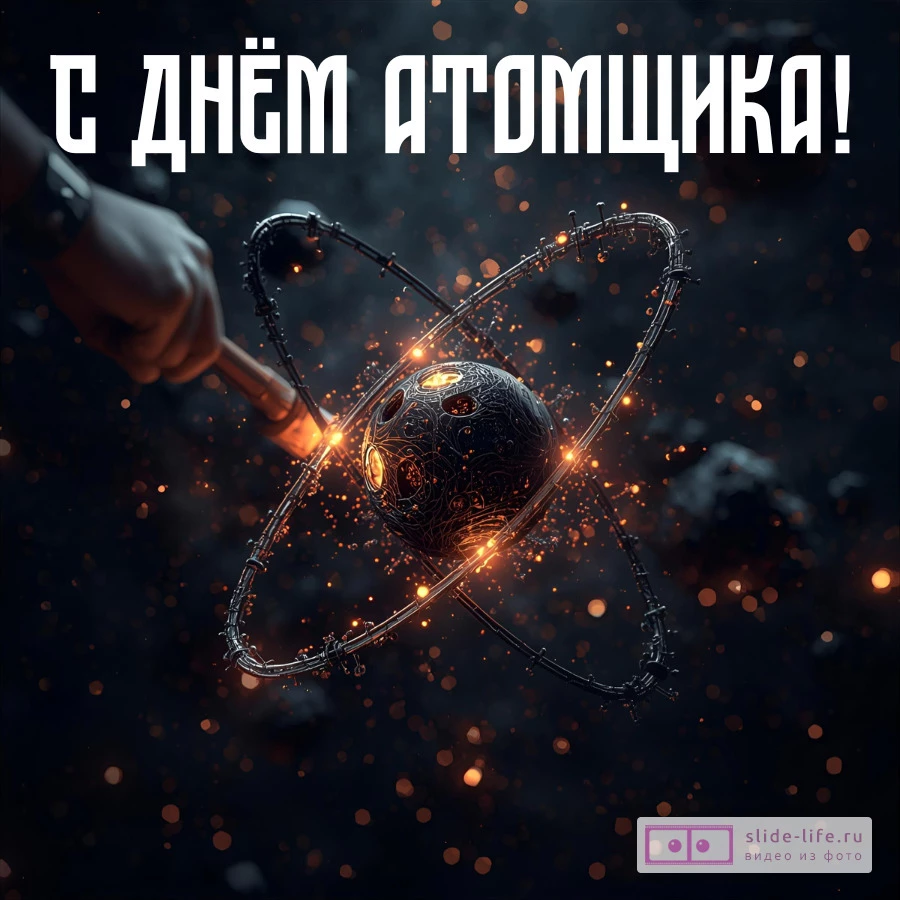 Открытка поздравление с днем атомщика