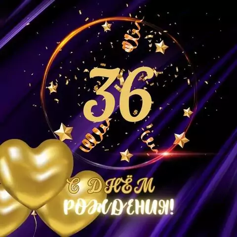 Прикольная открытка с днем рождения мужчине 36 лет