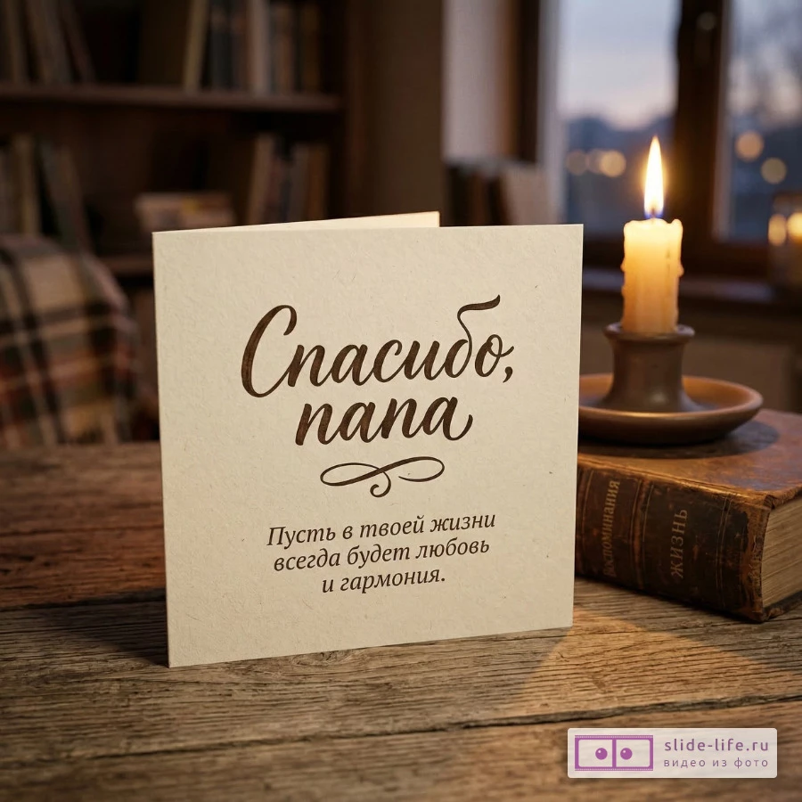 Добрые пожелания папе