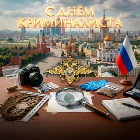 Открытка С Днём эксперта-криминалиста МВД РФ — картинки и поздравления