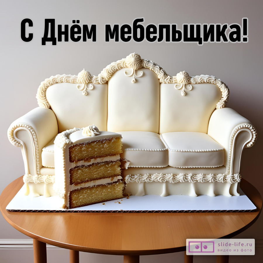 Красивая открытка с Днём мебельщика