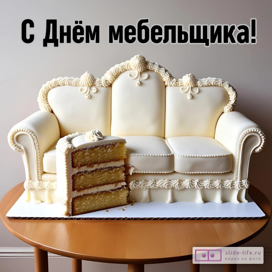 Красивая открытка с Днём мебельщика