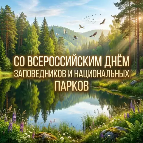 Скачать открытки на Всероссийский день заповедников и национальных парков в высоком качестве
