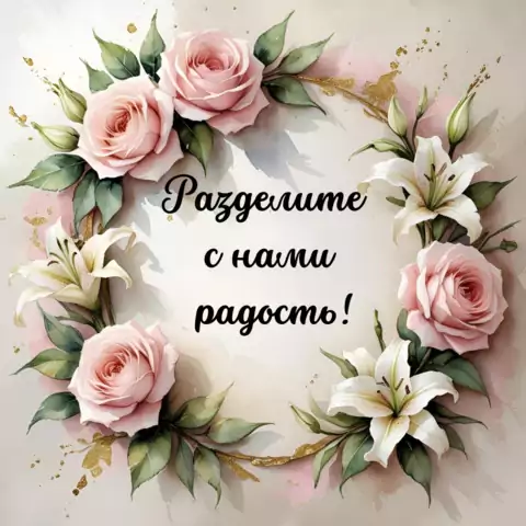 Оригинальная открытка приглашение на свадьбу