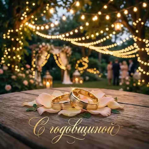 Самая красивая открытка с годовщиной свадьбы