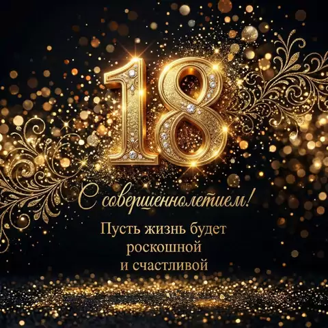 Самые красивые поздравления с 18-летием