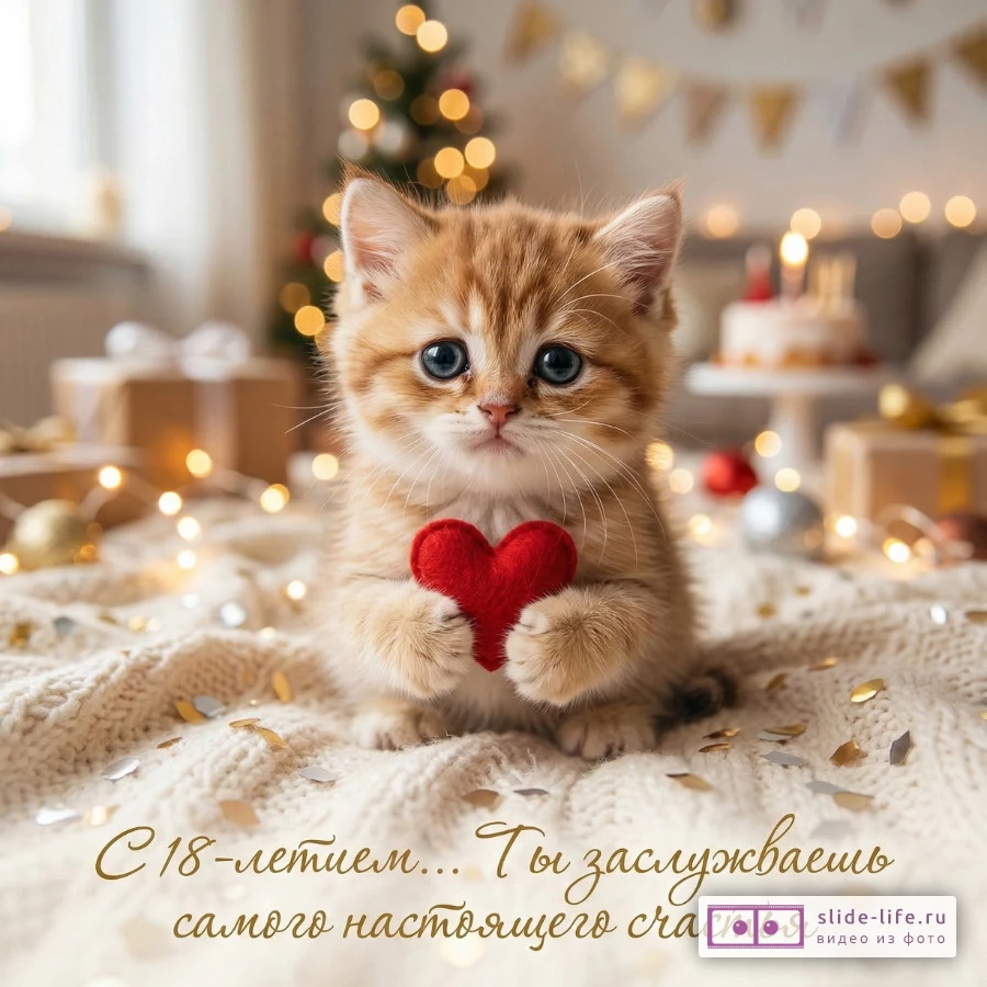 Поздравление с 18-летием в прозе до слез