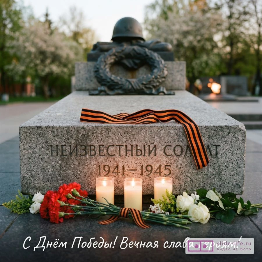 Оригинальная открытка с 9 Мая