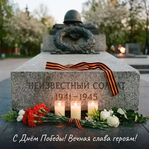 Оригинальная открытка с 9 Мая