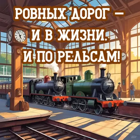 Откртыка пожелание железнодорожнику