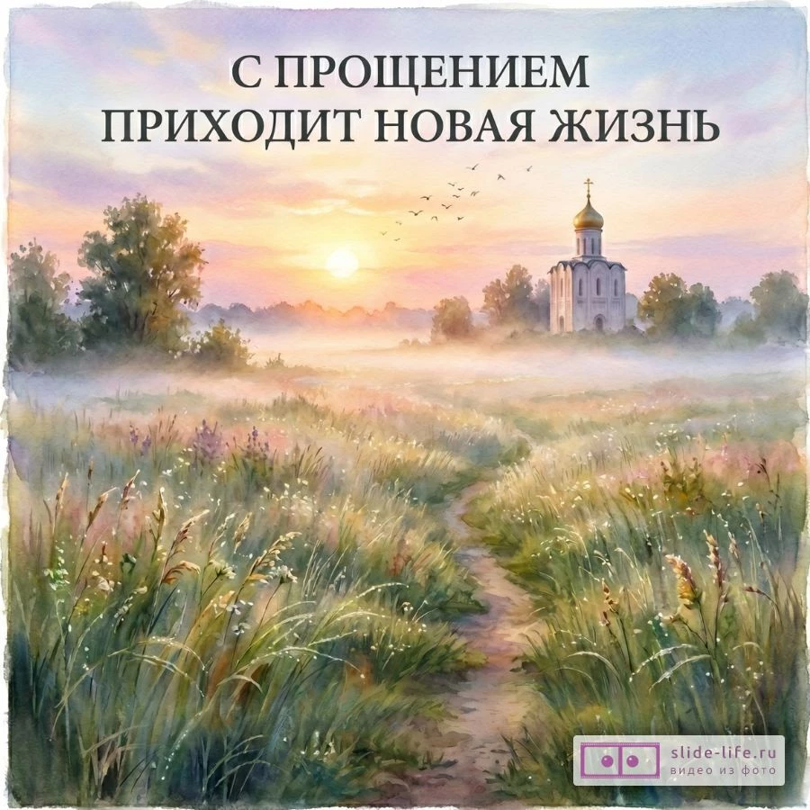 Духовные открытки на Прощёное воскресенье: как попросить прощения и обрести мир