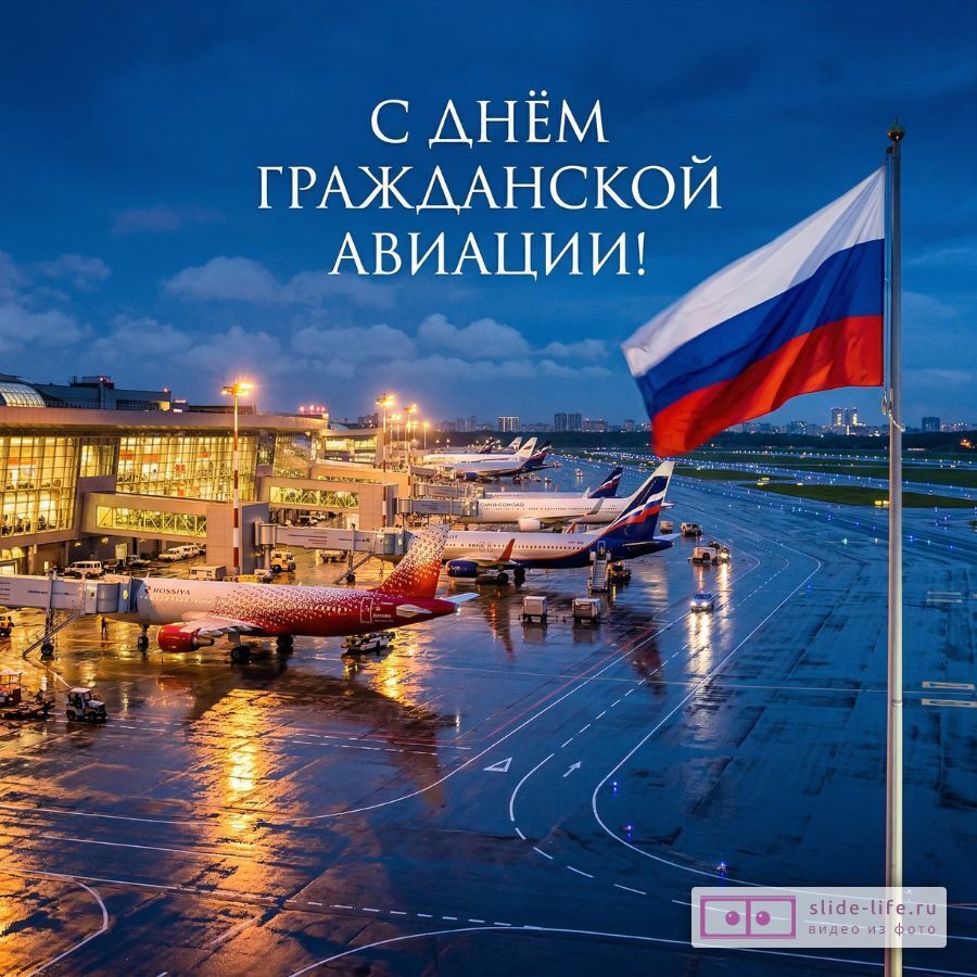 Картинка С Днём гражданской авиации — оригинальное поздравление бесплатно