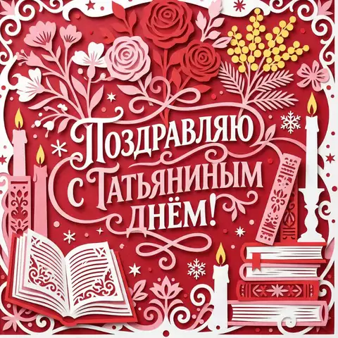 Поздравительные открытки С Татьяниным днём