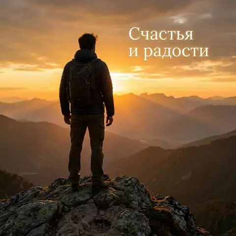 Пожелания мужчине – красивая открытка с тёплыми словами