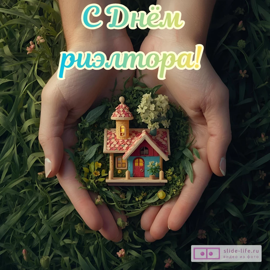 Необычная открытка на день риэлтора