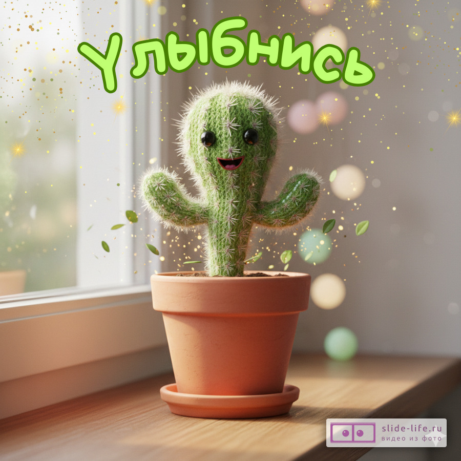 Улыбнись Красивая открытка на каждый день